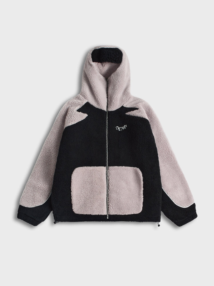IGNITE - Wolf Grey & White Sherpa Ninja Fleece