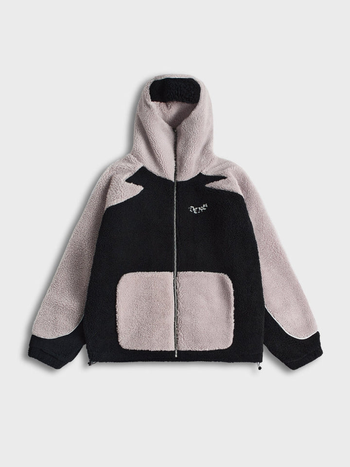 IGNITE - Wolf Grey & White Sherpa Ninja Fleece